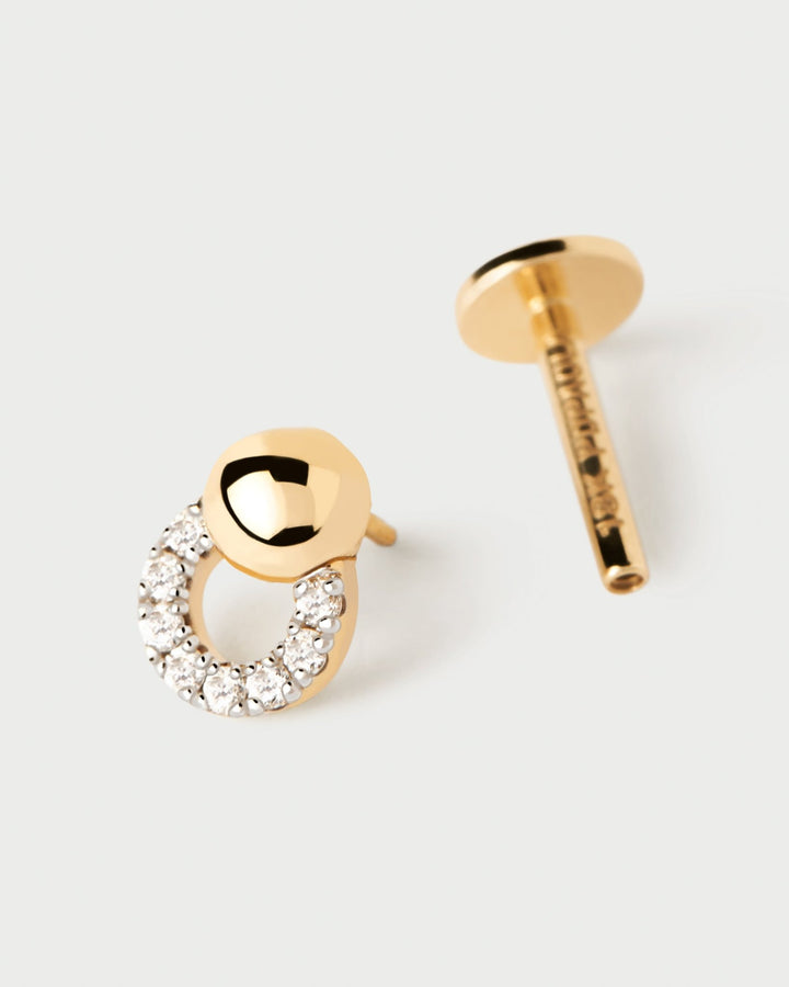 PDPAOLA 18ct Solid Gold Diamond Loop Single Earring - MococoPDPAOLAPG05 - 115 - U8435511757495Earrings