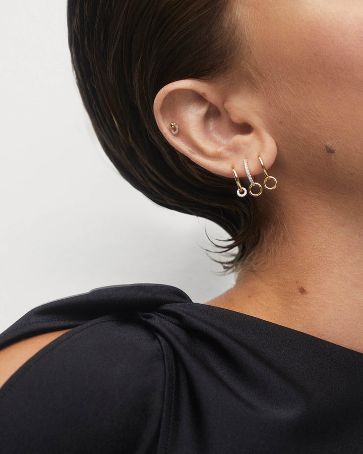 PDPAOLA 18ct Solid Gold Diamond Loop Single Earring - MococoPDPAOLAPG05 - 115 - U8435511757495Earrings