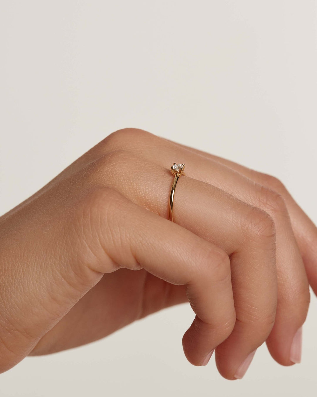 PDPAOLA 18ct Solid Gold Diamond Solitare Ring - MococoPDPAOLAAN05 - 012 - 148435511720475Rings