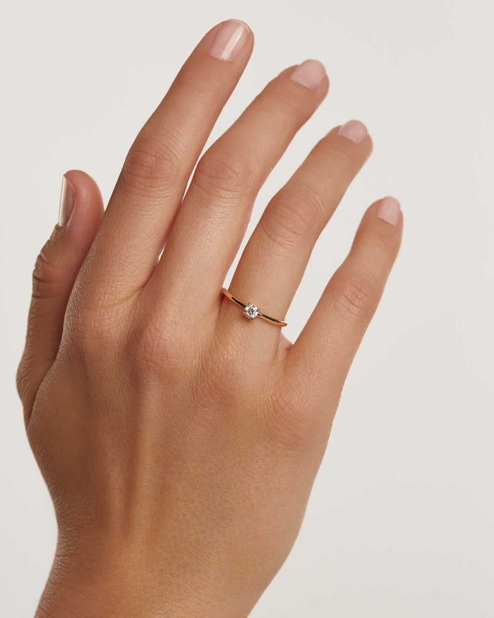 PDPAOLA 18ct Solid Gold Diamond Solitare Ring - MococoPDPAOLAAN05 - 012 - 148435511720475Rings