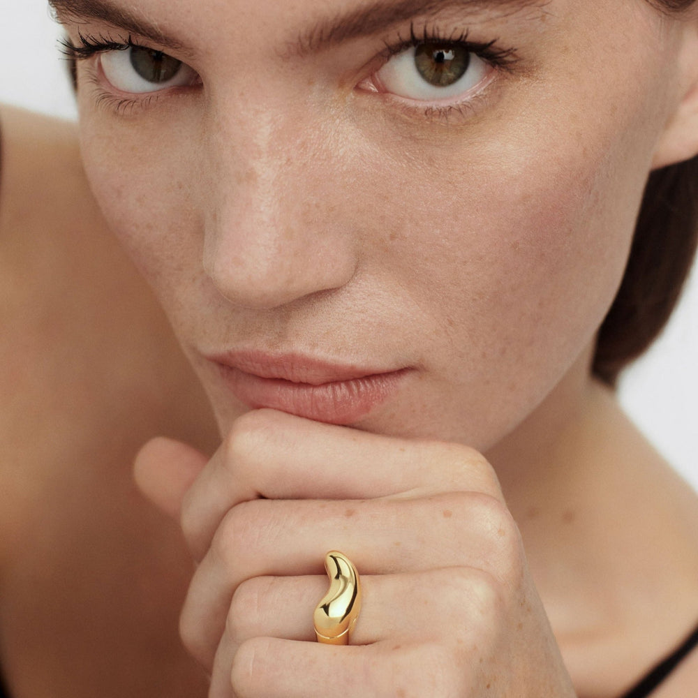 PDPAOLA Gold Aqua Ring - MococoPDPAOLAAN01 - C70 - 148435511758805Rings
