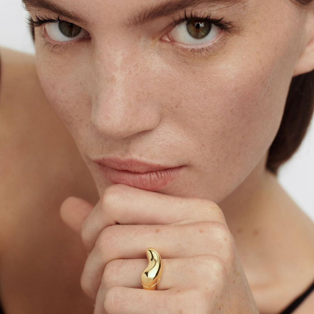 PDPAOLA Gold Aqua Ring - MococoPDPAOLAAN01 - C70 - 148435511758805Rings