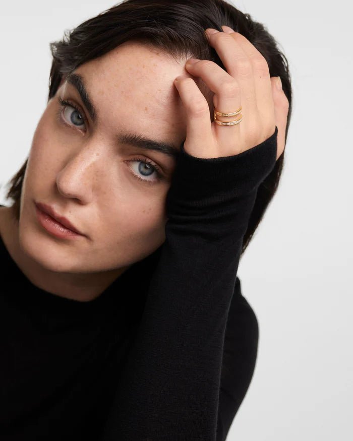PDPAOLA Gold Bianca Ring - MococoPDPAOLAAN01 - A11 - 14Rings