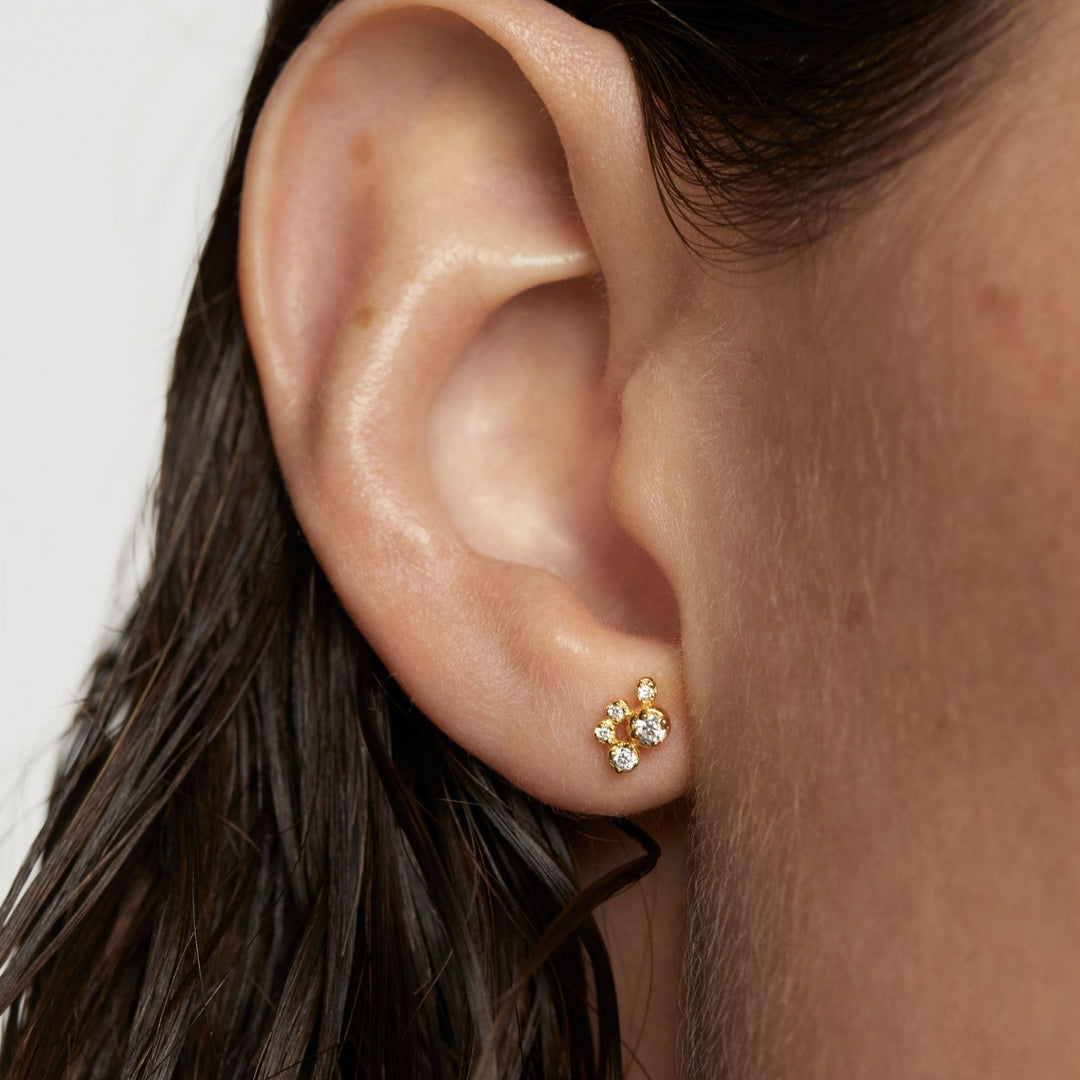 PDPAOLA Gold Bubble Single Stud Earring - MococoPDPAOLAPG01 - 002 - U8435511743894Earrings
