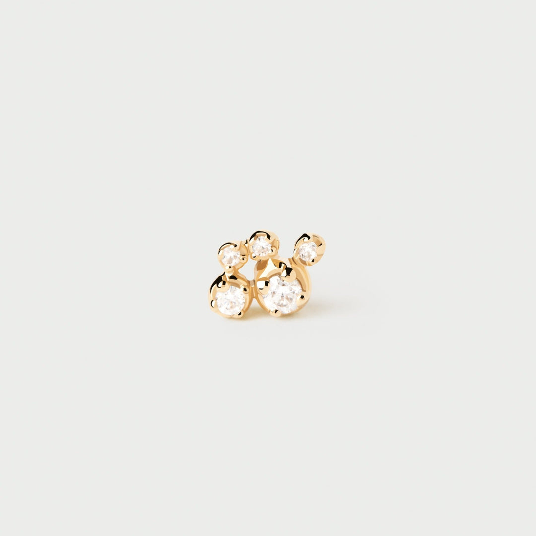 PDPAOLA Gold Bubble Single Stud Earring - MococoPDPAOLAPG01 - 002 - U8435511743894Earrings