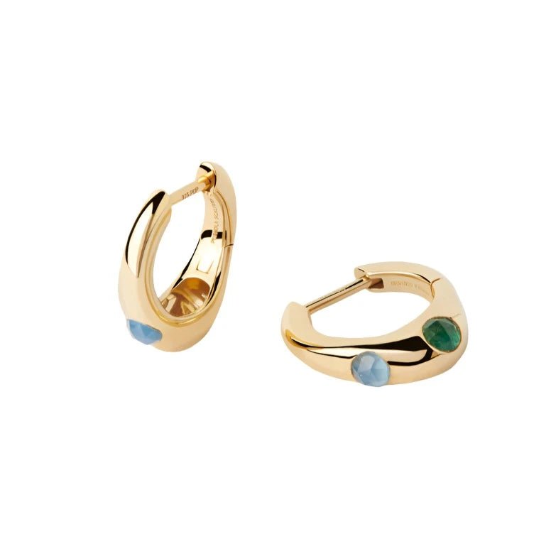PDPAOLA Gold Coral Hoop Earrings - MococoPDPAOLAAR01 - B73 - U8435511752681Earrings
