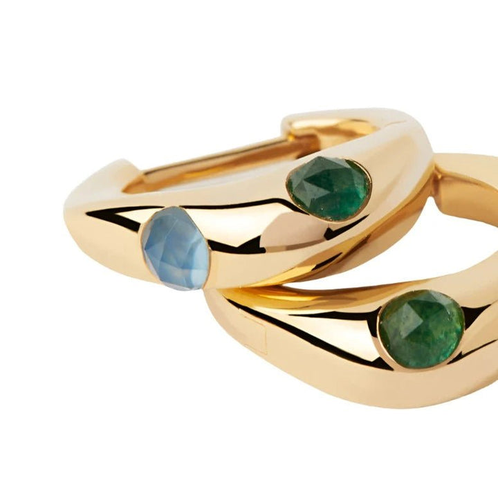PDPAOLA Gold Coral Hoop Earrings - MococoPDPAOLAAR01 - B73 - U8435511752681Earrings