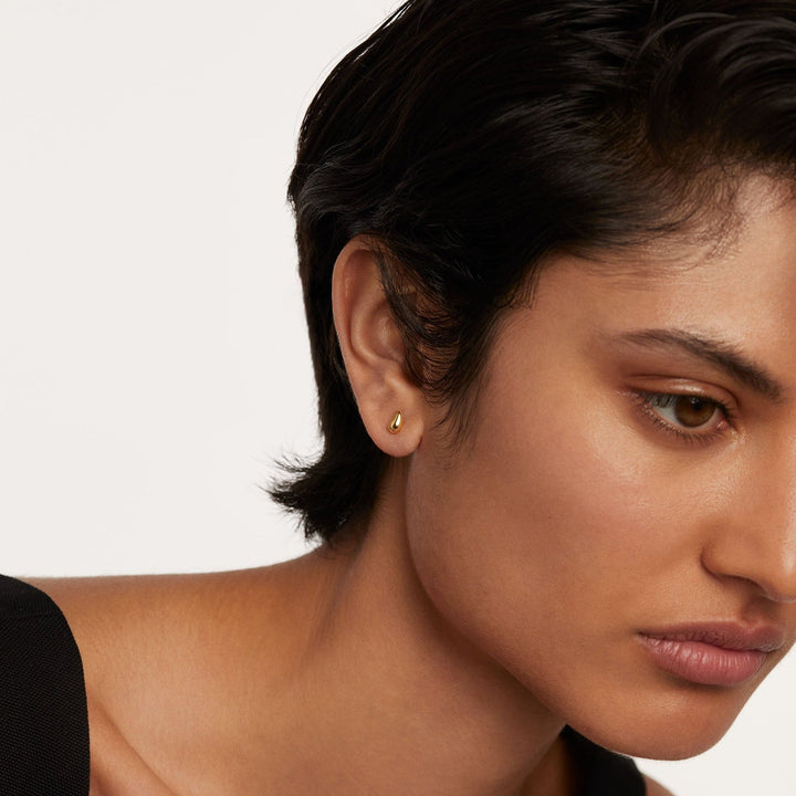 PDPAOLA Gold Drop Stud Earrings - MococoPDPAOLAAR01 - 800 - U8435511729300Earrings