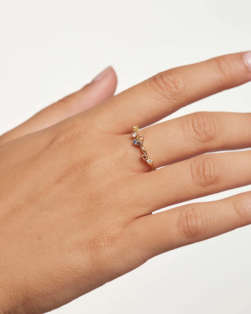 PDPAOLA Gold Five Ring - MococoPDPAOLAAN01 - 210 - 128435511716683Rings