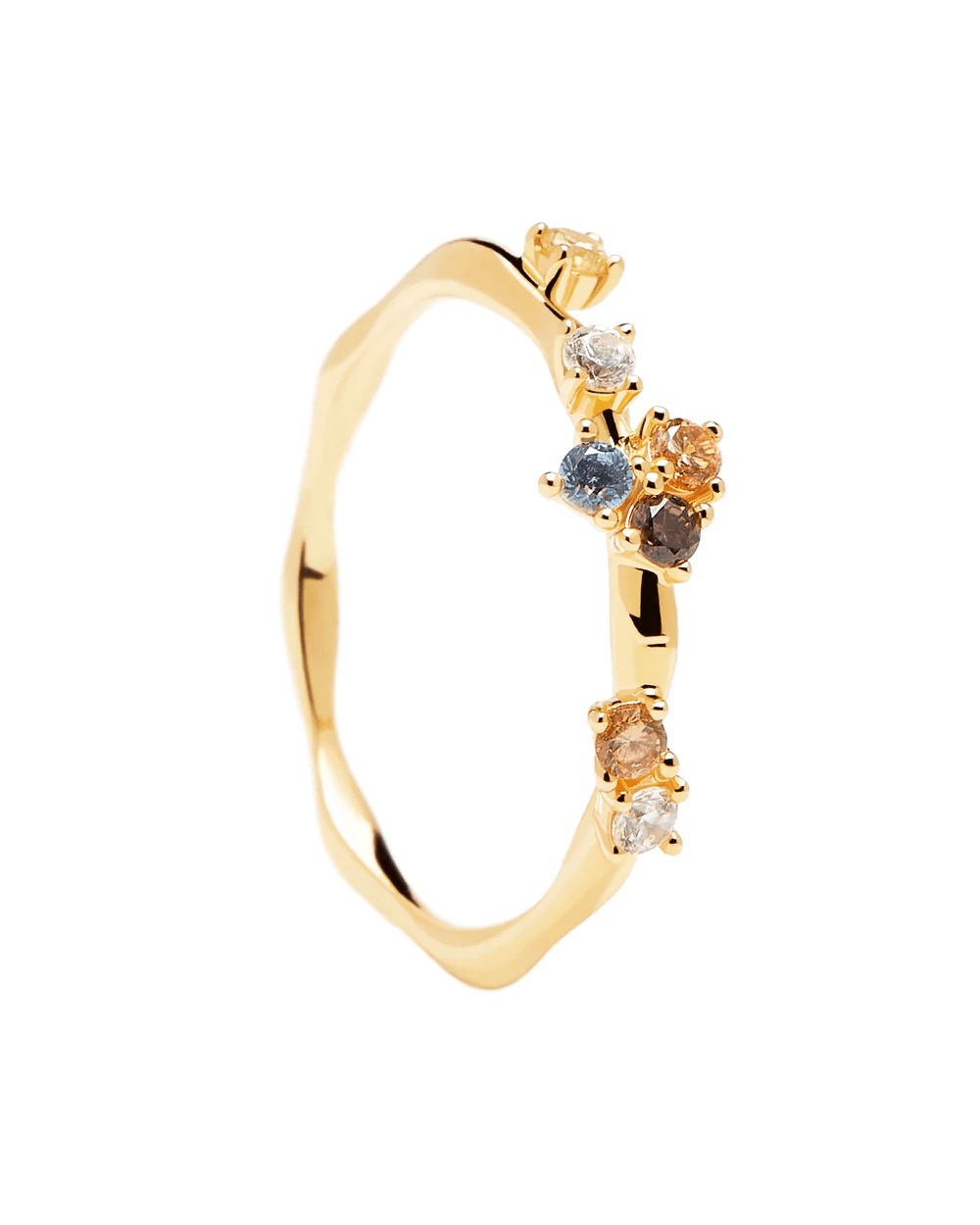 PDPAOLA Gold Five Ring - MococoPDPAOLAAN01 - 210 - 128435511716683Rings