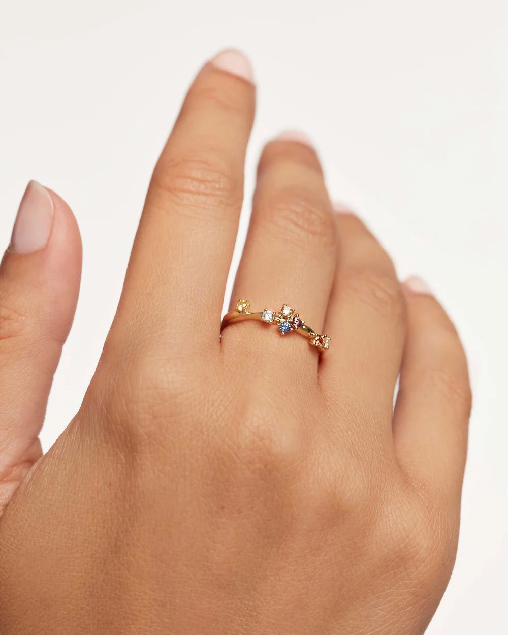 PDPAOLA Gold Five Ring - MococoPDPAOLAAN01 - 210 - 128435511716683Rings