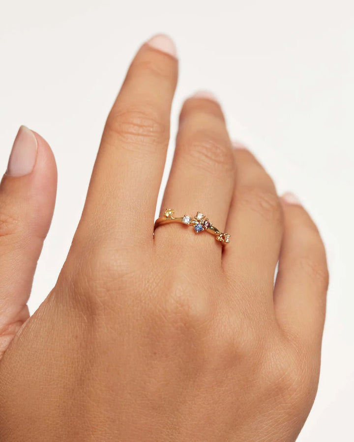 PDPAOLA Gold Five Ring - MococoPDPAOLAAN01 - 210 - 128435511716683Rings