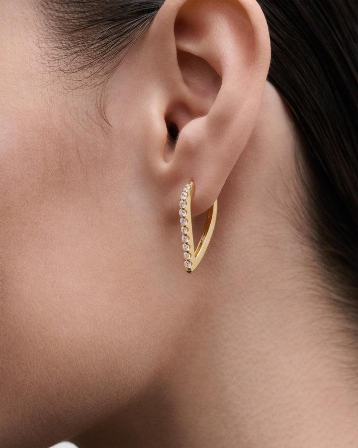 PDPAOLA Gold Gloss Hoop Earrings - MococoPDPAOLAAR01-G27-UEarrings