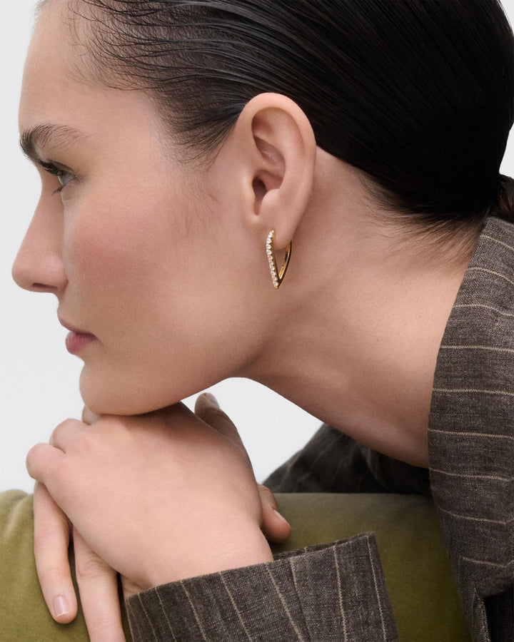 PDPAOLA Gold Gloss Hoop Earrings - MococoPDPAOLAAR01-G27-UEarrings