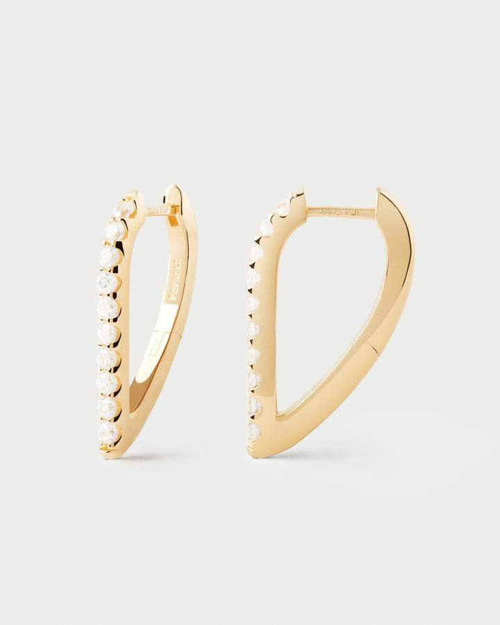 PDPAOLA Gold Gloss Hoop Earrings - MococoPDPAOLAAR01-G27-UEarrings