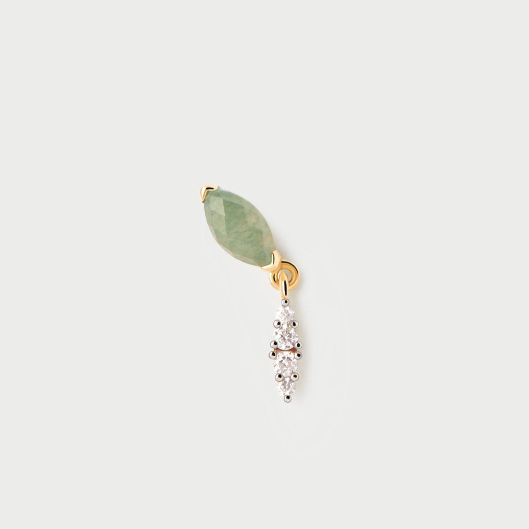PDPAOLA Gold Green Aventurine Ginger Single Earring - MococoPDPAOLAPG01 - 063 - U8435511747120Earrings
