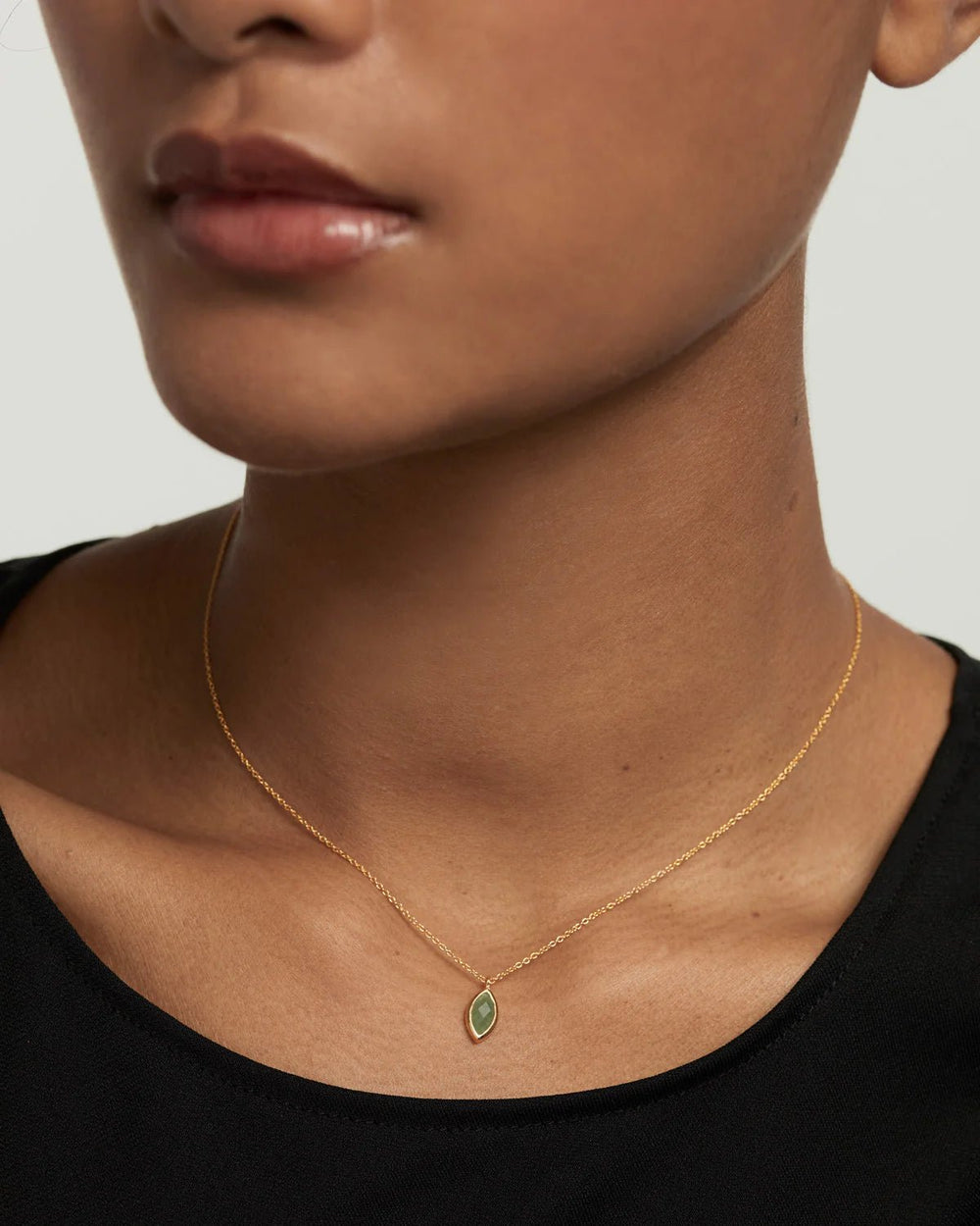 PDPAOLA Gold Green Aventurine Nomad Necklace - MococoPDPAOLACO01 - 678 - U8435511747205Necklaces