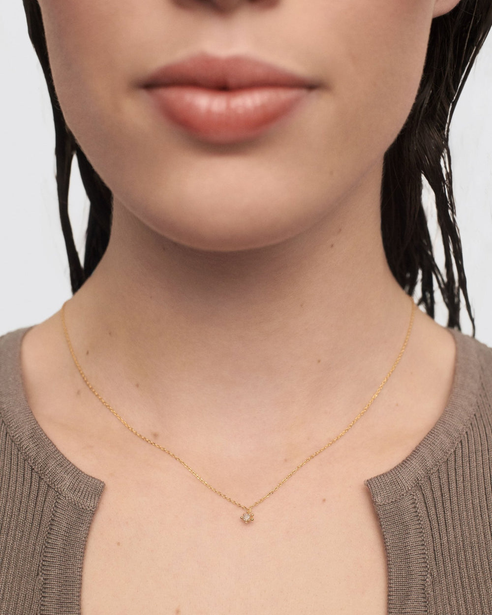 PDPAOLA Gold Grey Fleur Necklace - MococoPDPAOLACO01 - 963 - UNecklaces