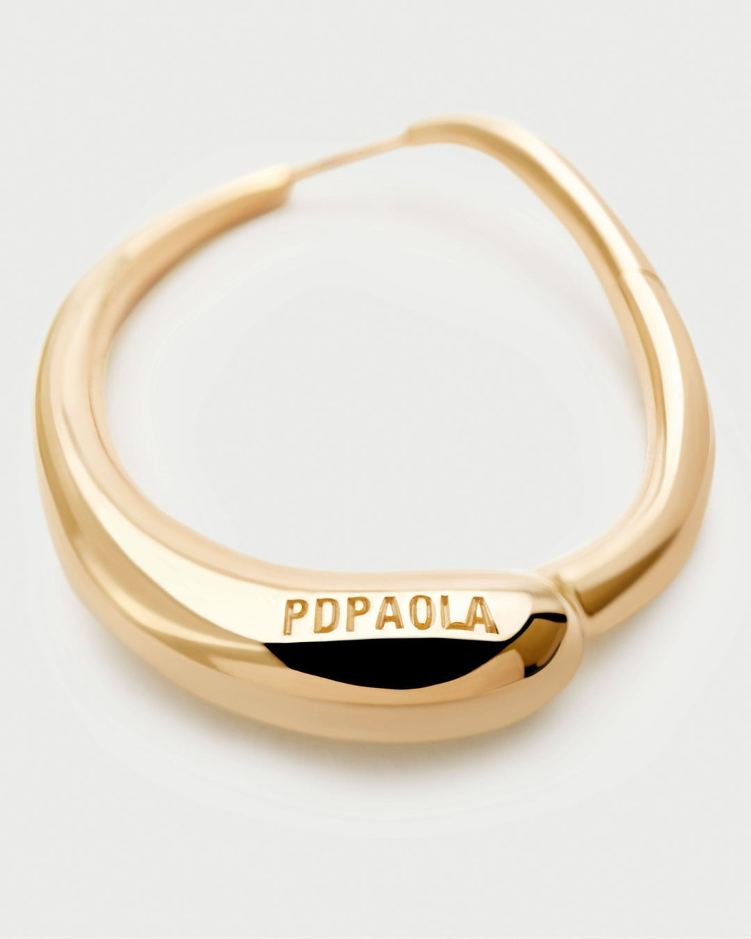 PDPAOLA Gold Halo Hoops Oval Hoop Earrings - MococoPDPAOLAAR01-G52-UEarrings