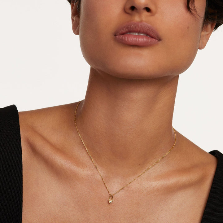 PDPAOLA Gold Heart Padlock Necklace - MococoPDPAOLACO01 - 510 - U8435511731341Necklaces