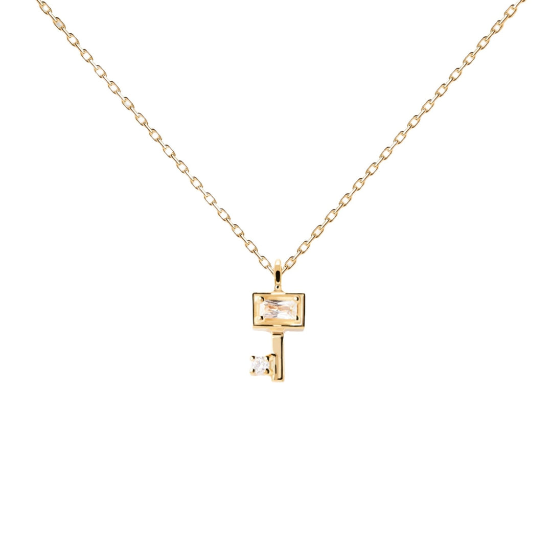 PDPAOLA Gold Key Necklace - MococoPDPAOLACO01 - 486 - U8435511726439Necklaces