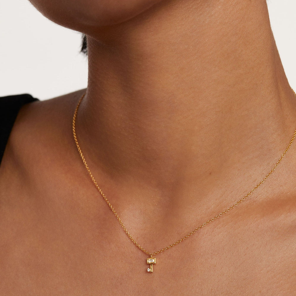 PDPAOLA Gold Key Necklace - MococoPDPAOLACO01 - 486 - U8435511726439Necklaces
