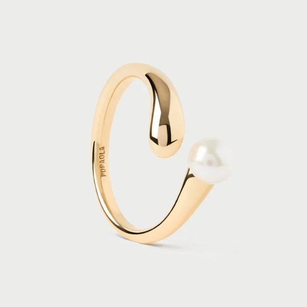 PDPAOLA Gold La Perla Pearl Ring - MococoPDPAOLAAN01-E08-128435511766169Rings
