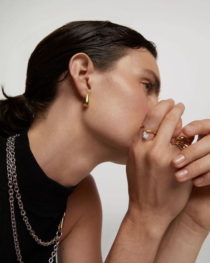 PDPAOLA Gold Large Sugar Earrings - MococoPDPAOLAAR01 - 881 - U8435511743726Earrings