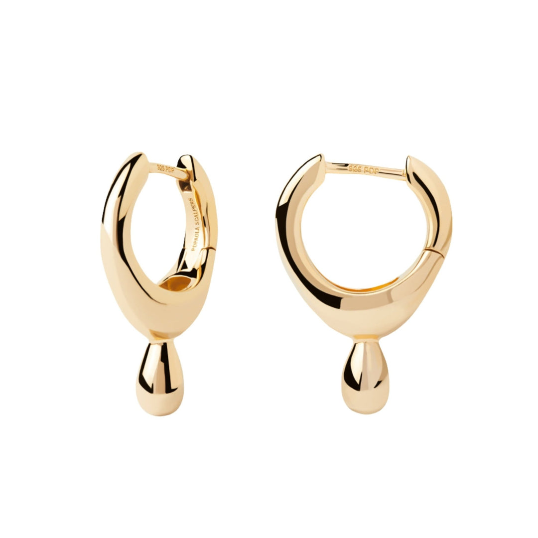 PDPAOLA Gold Lava Hoop Earrings - MococoPDPAOLAAR01 - B69 - U8435511752698Earrings