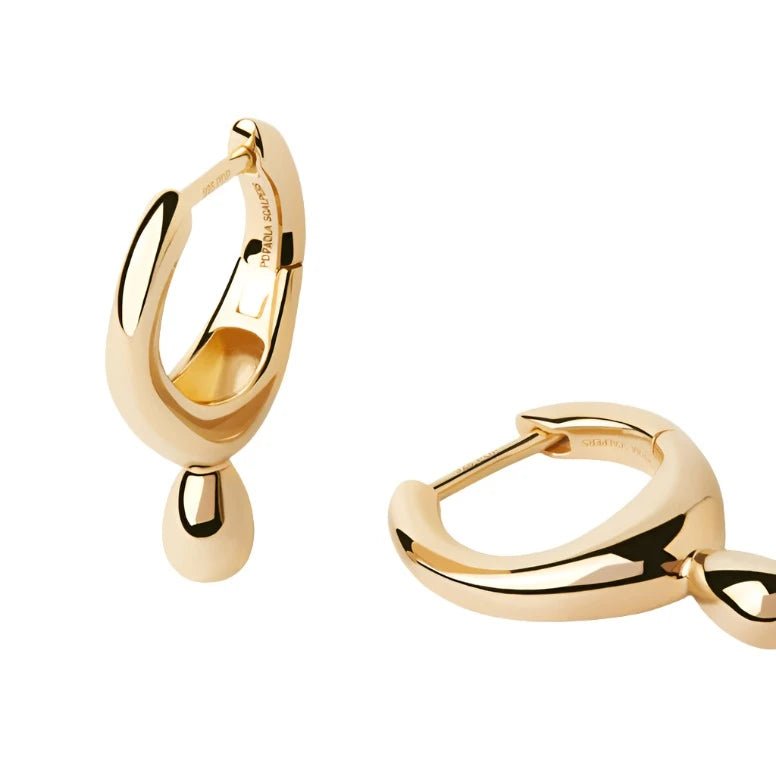 PDPAOLA Gold Lava Hoop Earrings - MococoPDPAOLAAR01 - B69 - U8435511752698Earrings