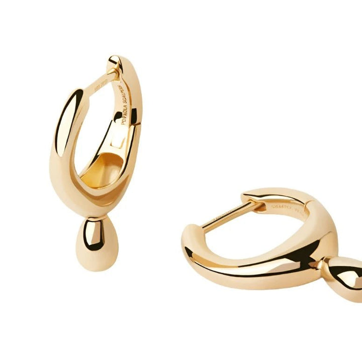 PDPAOLA Gold Lava Hoop Earrings - MococoPDPAOLAAR01 - B69 - U8435511752698Earrings