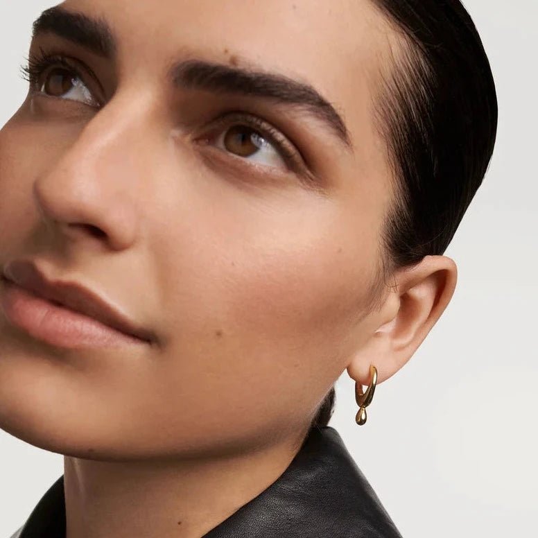 PDPAOLA Gold Lava Hoop Earrings - MococoPDPAOLAAR01 - B69 - U8435511752698Earrings