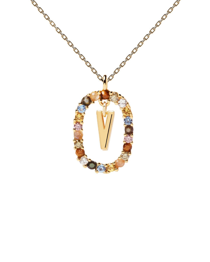 PDPAOLA Gold Letter A - Z Necklaces - MococoPDPAOLACO01 - 281 - U8435511719325Necklaces