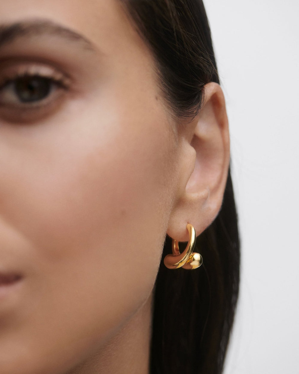 PDPAOLA Gold Loop Hoop Earrings - MococoPDPAOLAAR01 - C85 - UEarrings