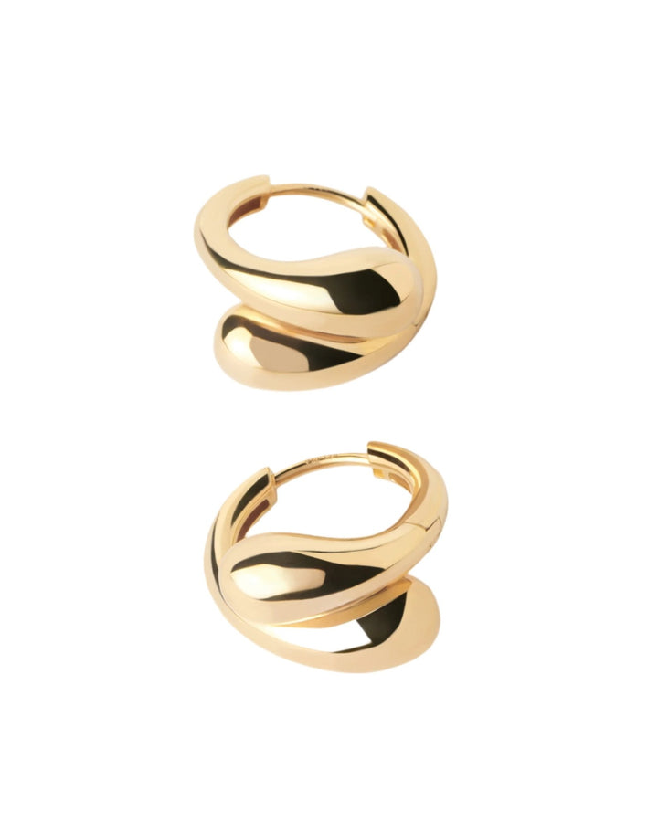 PDPAOLA Gold Loop Hoop Earrings - MococoPDPAOLAAR01 - C85 - UEarrings
