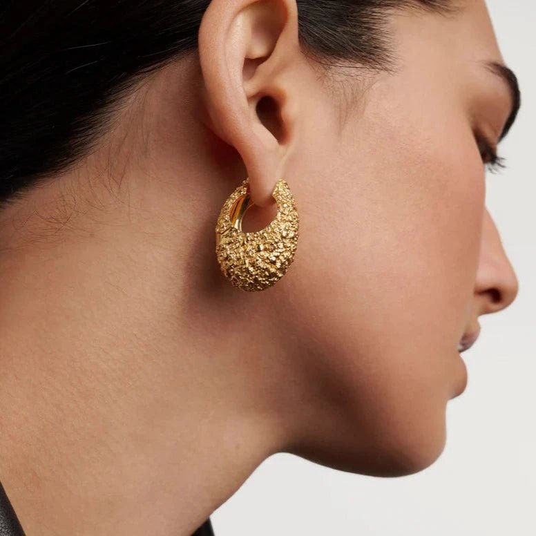 PDPAOLA Gold Marina Hoop Earrings - MococoPDPAOLAAR01 - B85 - U8435511752704Earrings