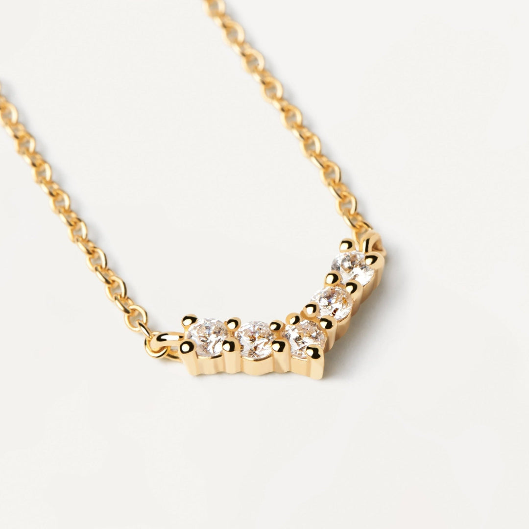 PDPAOLA Gold Mini Crown Necklace - MococoPDPAOLACO01 - 485 - U8435511726422Necklaces