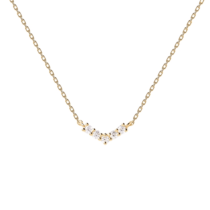 PDPAOLA Gold Mini Crown Necklace - MococoPDPAOLACO01 - 485 - U8435511726422Necklaces