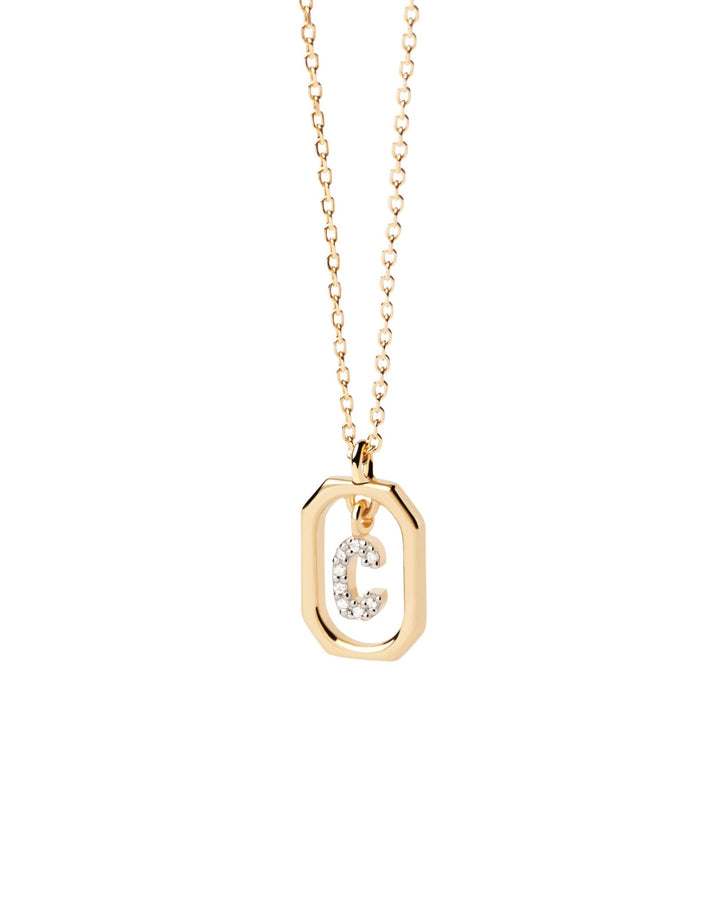 PDPAOLA Gold Mini Letter A - Z Necklaces - MococoPDPAOLACO01 - 514 - U8435511736049Necklaces