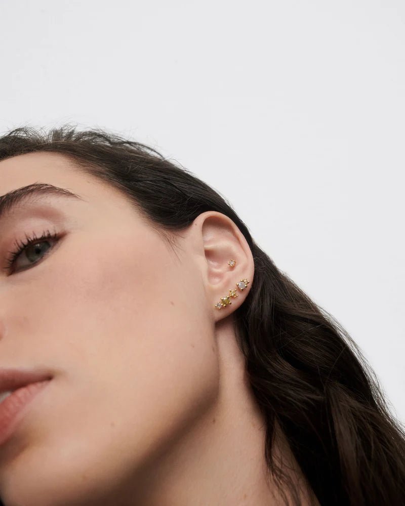PDPAOLA Gold Moss Stud Earrings - MococoPDPAOLAAR01 - C65 - UEarrings