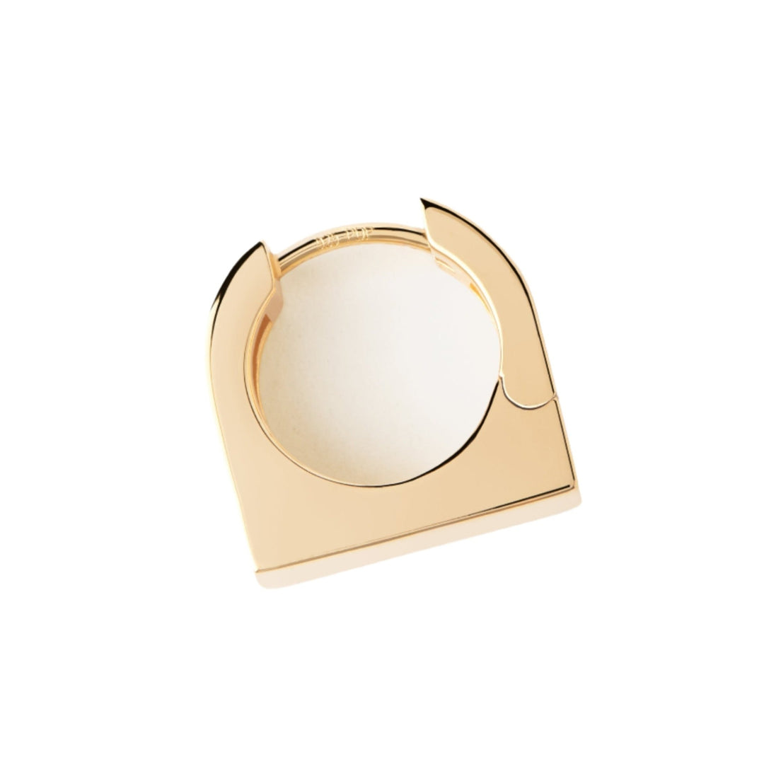 PDPAOLA Gold New York Single Hoop Earring - MococoPDPAOLAPG01 - 276 - U8435511756832Earrings