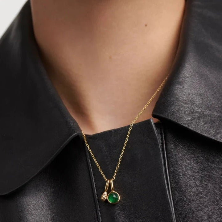 PDPAOLA Gold Oasis Green Aventurine Necklace - MococoPDPAOLACO01 - 824 - U8435511752773Necklaces