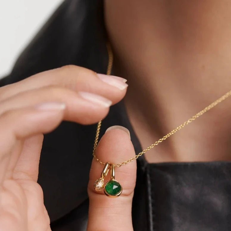 PDPAOLA Gold Oasis Green Aventurine Necklace - MococoPDPAOLACO01 - 824 - U8435511752773Necklaces