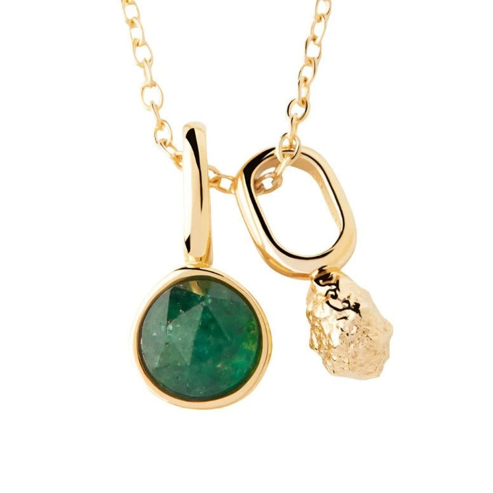 PDPAOLA Gold Oasis Green Aventurine Necklace - MococoPDPAOLACO01 - 824 - U8435511752773Necklaces