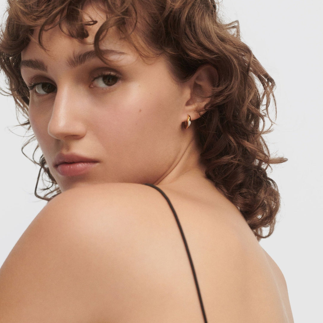 PDPAOLA Gold Onda Hoop Earrings - MococoPDPAOLAAR01 - C12 - U8435511756757Earrings