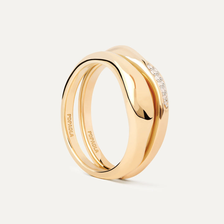 PDPAOLA Gold Onda Ring Set - MococoPDPAOLAAN01 - C21 - 128435511756498Rings