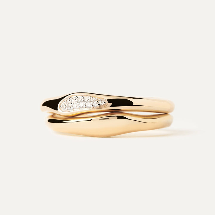PDPAOLA Gold Onda Ring Set - MococoPDPAOLAAN01 - C21 - 128435511756498Rings