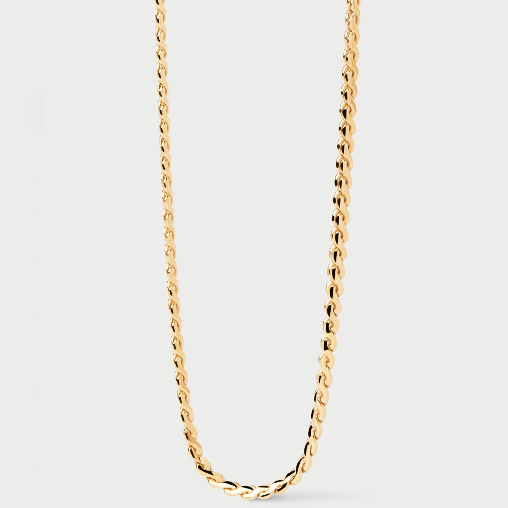 PDPAOLA Gold Serpentine Chain Necklace – Mococo