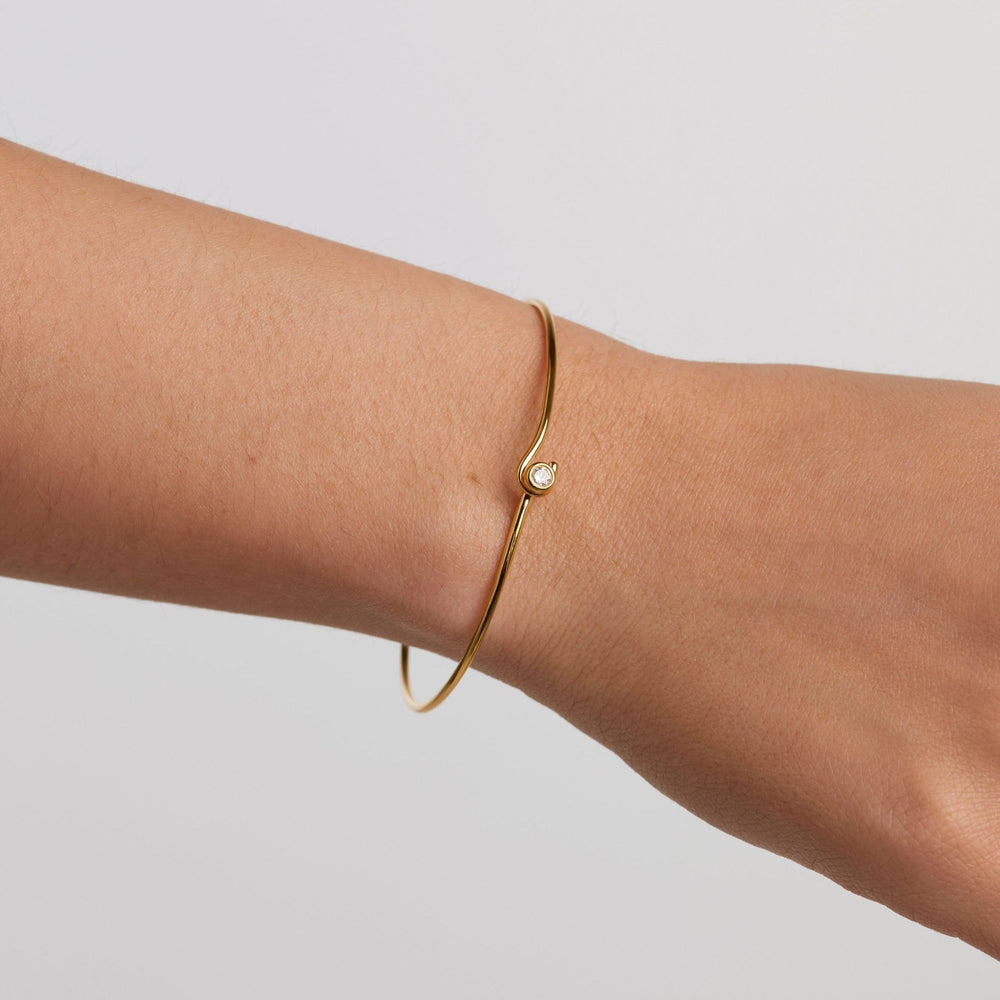PDPAOLA Gold Siena Bangle - MococoPDPAOLAPU01 - 619 - U8435511750458Bracelets