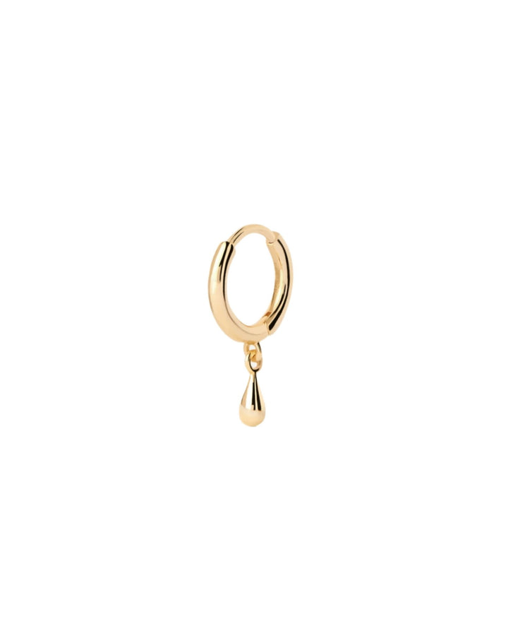 PDPAOLA Gold Teardrop Single Hoop Earring - MococoPDPAOLAPG01 - 025Earrings
